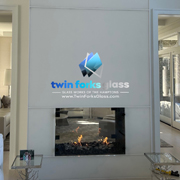 Fire Place Enclosures - Twin Forks Glass and Mirror - Hampton Bays Long Island New York