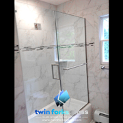 Frameless Shower Enclosures - Twin Forks Glass and Mirror - Hampton Bays Long Island New York