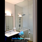 Frameless Shower Enclosures - Twin Forks Glass and Mirror - Hampton Bays Long Island New York