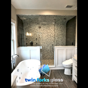 Frameless Shower Enclosures - Twin Forks Glass and Mirror - Hampton Bays Long Island New York