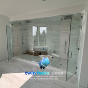 Frameless Shower Enclosures - Twin Forks Glass and Mirror - Hampton Bays Long Island New York