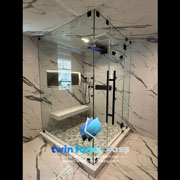Frameless Shower Enclosures - Twin Forks Glass and Mirror - Hampton Bays Long Island New York