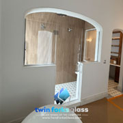 Frameless Shower Enclosures - Twin Forks Glass and Mirror - Hampton Bays Long Island New York